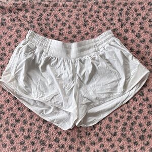 lululemon athletica White Hotty Hot Shorts